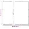 vidaXL Tarpolină Transparent 3 x 4 m PVC