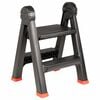 vidaXL Scară Manual Negru și roșu 46 x 30 x 63 cm PP și elastomer