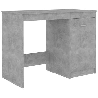 vidaXL Birou, gri beton, 100 x 50 x 76 cm, PAL