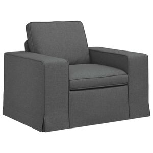 vidaXL Canapea Gri &icirc;nchis 103 x 80 x 82 cm țesătură