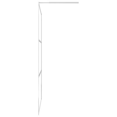 vidaXL Paravan de duș walk-in, 100 x 195 cm, sticlă ESG transparentă