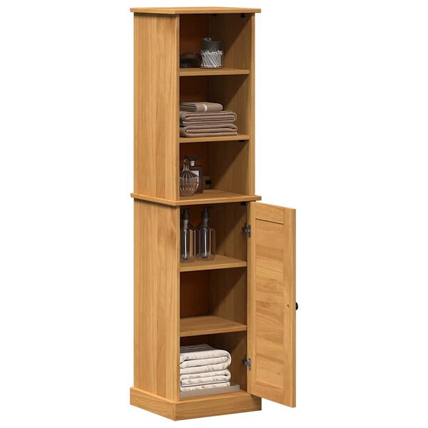 vidaXL Set de mobilier pentru baie VIGO 2 pcs Maro și Maro Miere