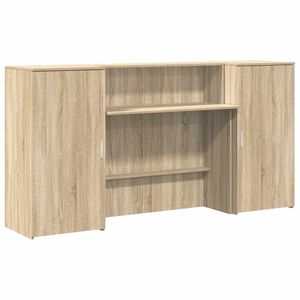 vidaXL Birou de recepție Stejar Sonoma 200x50x103,5 cm Lemn prelucrat