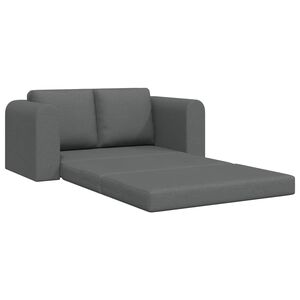 vidaXL Pat canapea Gri &icirc;nchis 148 x 71 x 83 cm țesătură