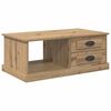 vidaXL Masă de cafea Stejar Artizanal 90 x 50 x 35 cm Lemn prelucrat