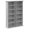 vidaXL Dulap pentru CD-uri 2 buc. Sonoma gri 60 x 17 x 92 cm