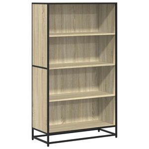 vidaXL Bibliotecă, stejar sonoma, 80,5x35x139 cm, lemn prelucrat