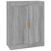 vidaXL Dulap de perete, gri sonoma, 69,5x32,5x90 cm, lemn prelucrat
