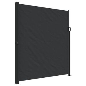 vidaXL Copertina laterală retractabilă, negru, 220x500 cm