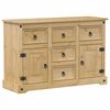 vidaXL Dulap &bdquo;Corona&rdquo;, 112x40x75 cm, lemn masiv de pin