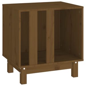 vidaXL Casă pentru c&acirc;ini, maro miere, 50x40x52 cm, lemn masiv de pin