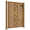 vidaXL Poartă de grădină 100x150 cm, oțel Corten, design pătrat