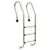 vidaXL Scară pentru piscină cu 3 trepte, 120 cm, oțel inoxidabil 304