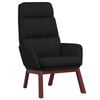 vidaXL Scaun de relaxare, negru, material textil