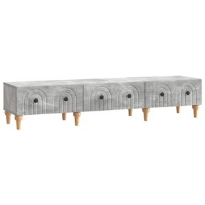 vidaXL Cabinet TV Gri Beton 147 x 34,5 x 30 cm Lemn prelucrat