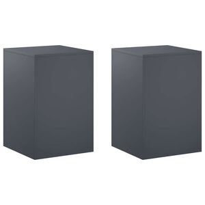 vidaXL Suport pentru plante 2 pcs Antracit 40 x 40 x 60 cm