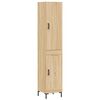 vidaXL Dulap &icirc;nalt, stejar sonoma, 34,5x34x180 cm, lemn prelucrat