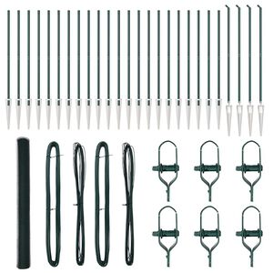 vidaXL Gard de s&acirc;rmă sudată cu țepi 50 x 1,6 m (L x H)