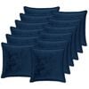 vidaXL Husă pentru pernă 12 buc. HOUTEN Albastru marin 40 x 40 cm