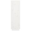 vidaXL Dulap înalt, alb, 38x35x117 cm, lemn masiv de pin