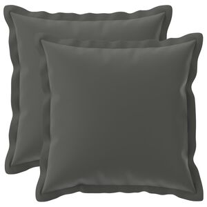 vidaXL Husă pentru pernă 2 buc. HOUTEN Antracit 30 x 30 cm Poliester