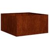 vidaXL Jardinieră Rusty 80x80x40 cm Oțel pentru intemperii