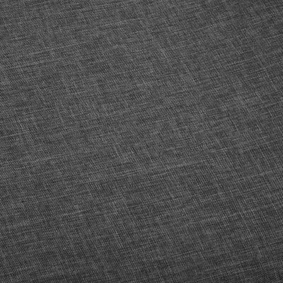 vidaXL Scaune de sufragerie pivotante, 6 buc., gri închis, textil