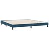 vidaXL Cadru de pat fără saltea Albastru &icirc;nchis 180x220 cm catifea