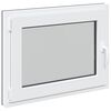 vidaXL Fereastră pentru subsol RISOR 80 x 70 cm PVC și Sticlă Antracit