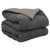 vidaXL Duvet complet pe tot parcursul anului Gri deschis și antracit