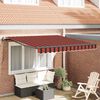 vidaXL Cortina Retractabilă portocaliu și maro 300 x 250 cm