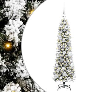 vidaXL Brad de Crăciun artificial Alb 120 cm PVC și metal și plastic