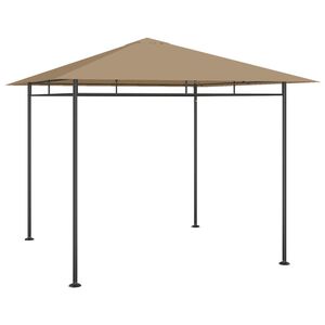 vidaXL Pavilion, gri taupe, 3x3x2,7 m, 180 g/m&sup2;