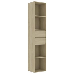 vidaXL Bibliotecă, stejar Sonoma, 36x30x171 cm, lemn prelucrat