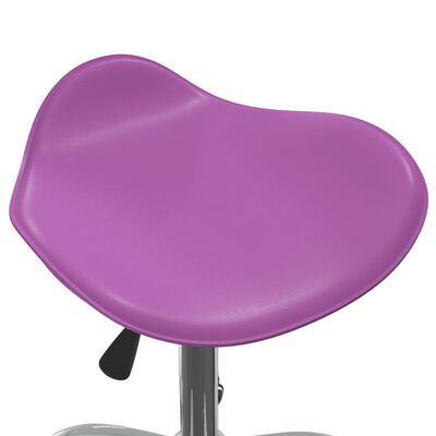 vidaXL Scaun pentru salon spa, violet, piele ecologică