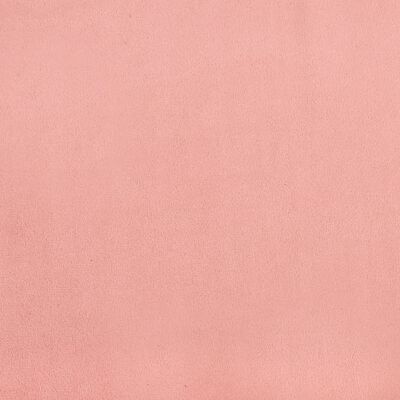 vidaXL Cadru de pat, roz, 180x200 cm, catifea