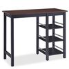 vidaXL Set mobilier de bar, 3 piese, MDF, negru