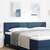 vidaXL Tăblie cap cu headboard albastru 180 cm Piele artificială