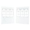 vidaXL Perete lateral pentru cort de petrecere 2 buc. 200 x 195 cm Alb