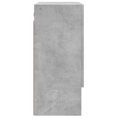 vidaXL Dulap de perete, gri beton, 60x31x70 cm, lemn compozit