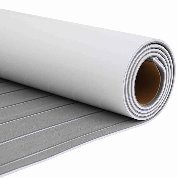 vidaXL Pardoseală pentru bărci Gri deschis și alb 240 x 90 cm