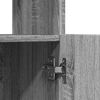 vidaXL Dulap înalt, gri sonoma, 92x33x180 cm, lemn prelucrat