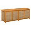 vidaXL Cutie de depozitare pentru grădină 185 L Lemn Solid de Acacia
