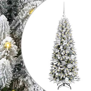 vidaXL Brad de Crăciun artificial Alb 120 cm
