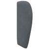vidaXL Ureche pentru Tăblie Gri Scurt 40 x 23 x 6 cm Catifea