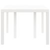 vidaXL Masă de grădină pentru dining Alb 150 x 100 x 73 cm poliratan