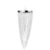 vidaXL Candelabru cu pandantiv, 22 x 58 cm