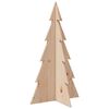vidaXL Brad de Crăciun din lemn decorativ, 80 cm, lemn de pin masiv