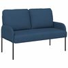 vidaXL Canapele cu pernă 110cm albastru placaj