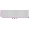 vidaXL Covor dreptunghiular, natural, 80x300 cm, bambus
